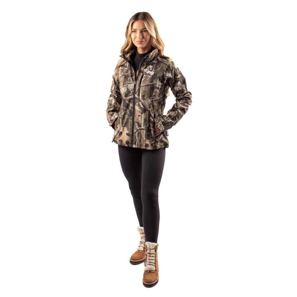 Gobi Heat Sahara Women's Heated Hunting Jacket - Mossy Oak Camo