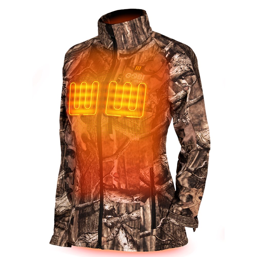 Gobi Heat Sahara Women's Heated Hunting Jacket - Mossy Oak Camo