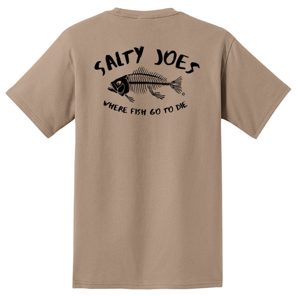 Salty Joe's "Where Fish Go To Die" Heavyweight Pocket Tee