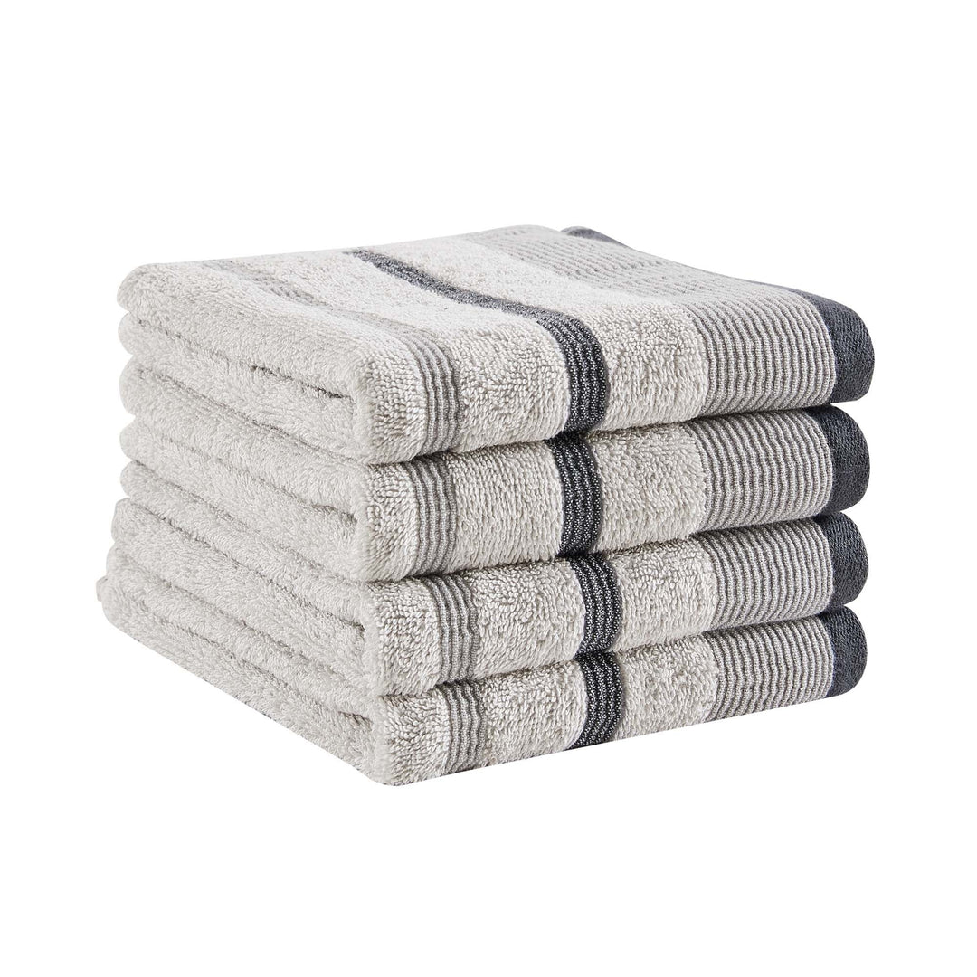 Cotton Stripe Bath Towel Set - Noelle Collection