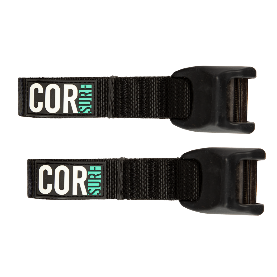 COR Surf Scratch Resistant Silicone Tie Down Straps 10 & 15 ft