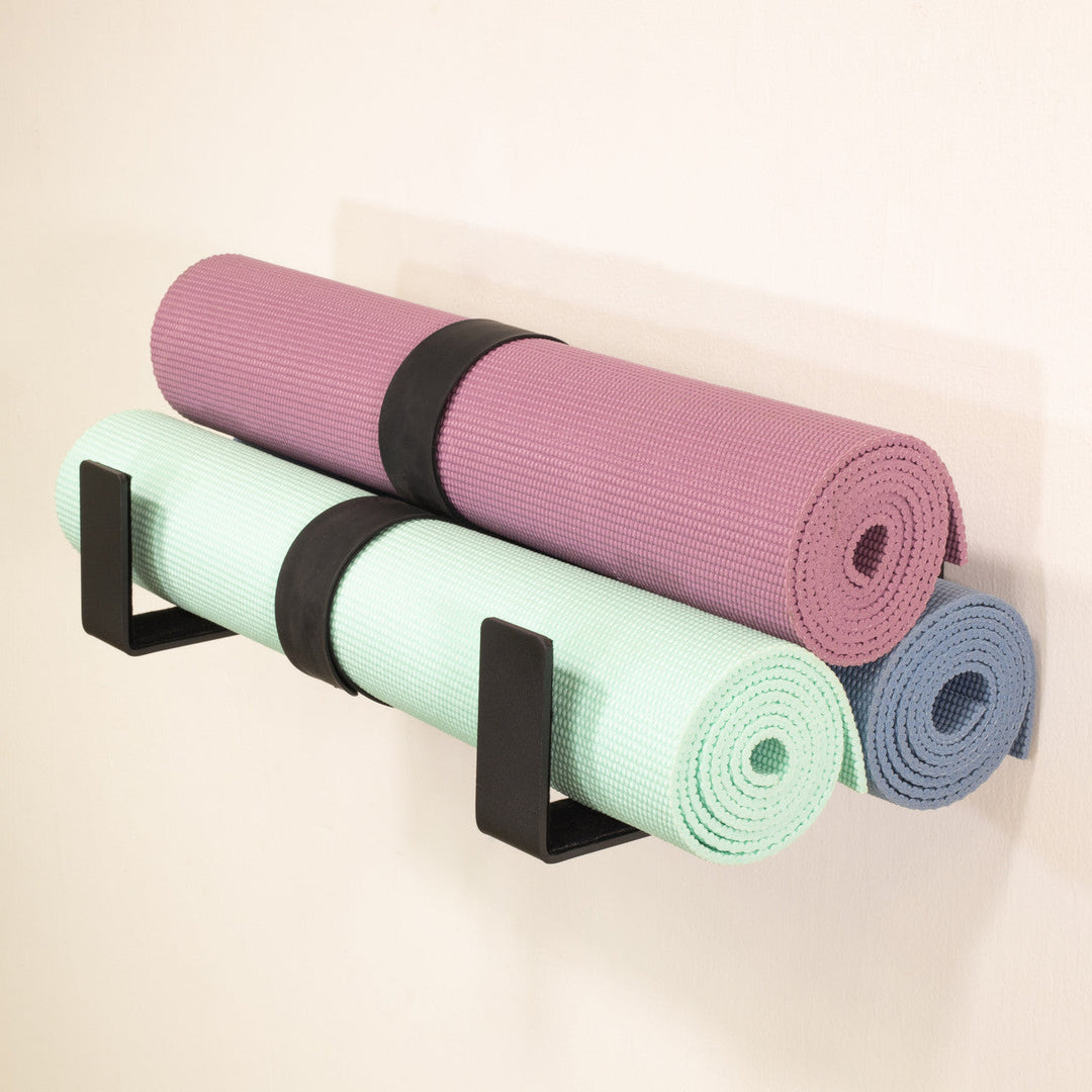 Yoga Mat Storage Rack for Home Gym | High-Capacity Design