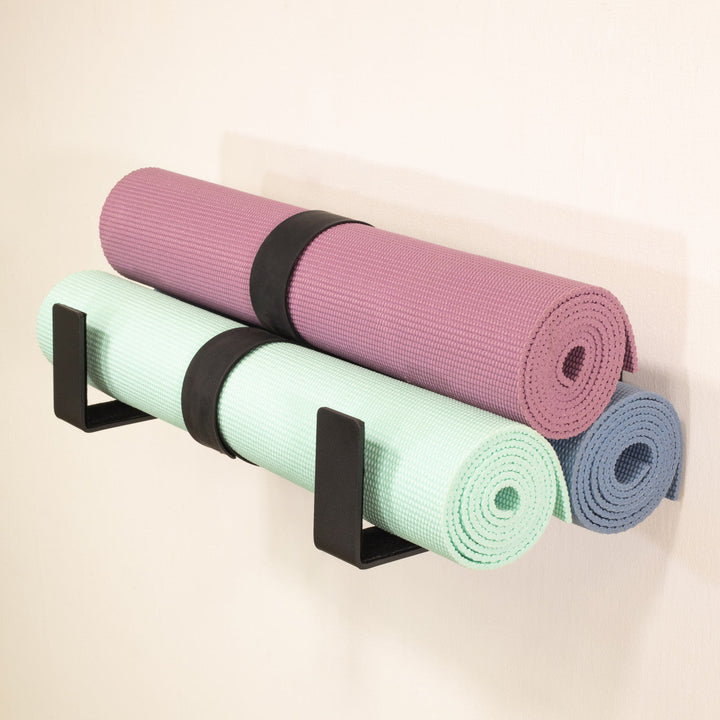Yoga Mat Storage Rack for Home Gym | High-Capacity Design