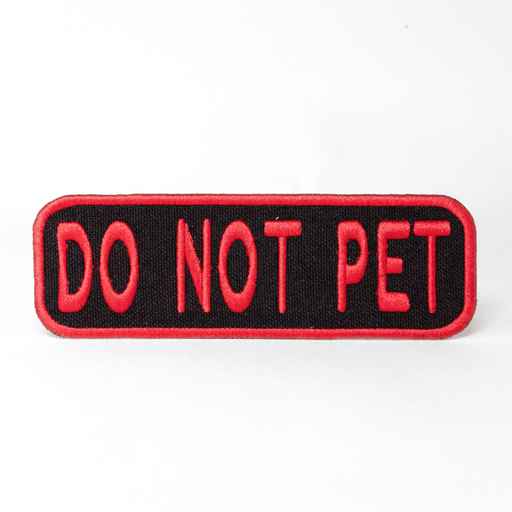 K9 Sport Sack Do Not Pet 2x6 Patch