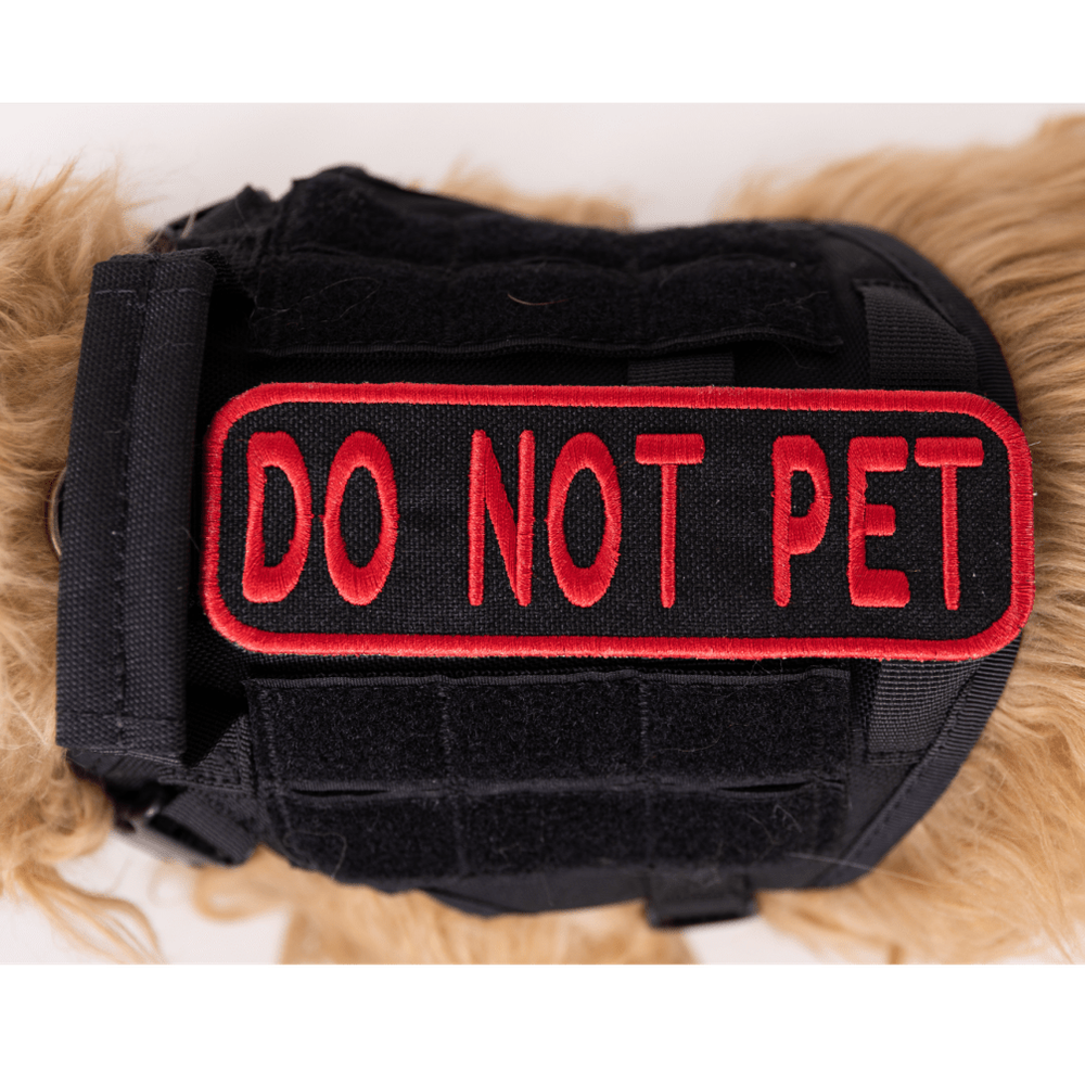 K9 Sport Sack Do Not Pet 2x6 Patch