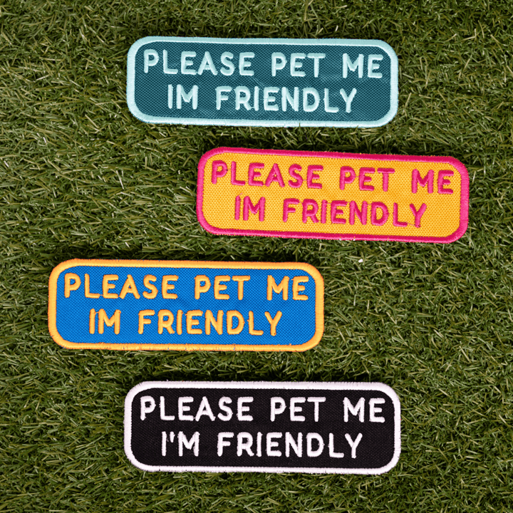 K9 Sport Sack Please Pet Me Patch