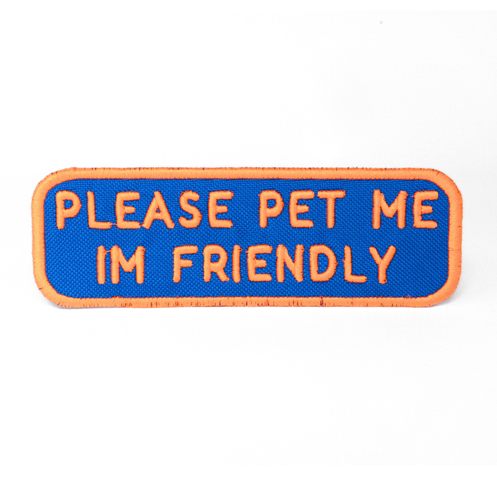 K9 Sport Sack Please Pet Me Patch