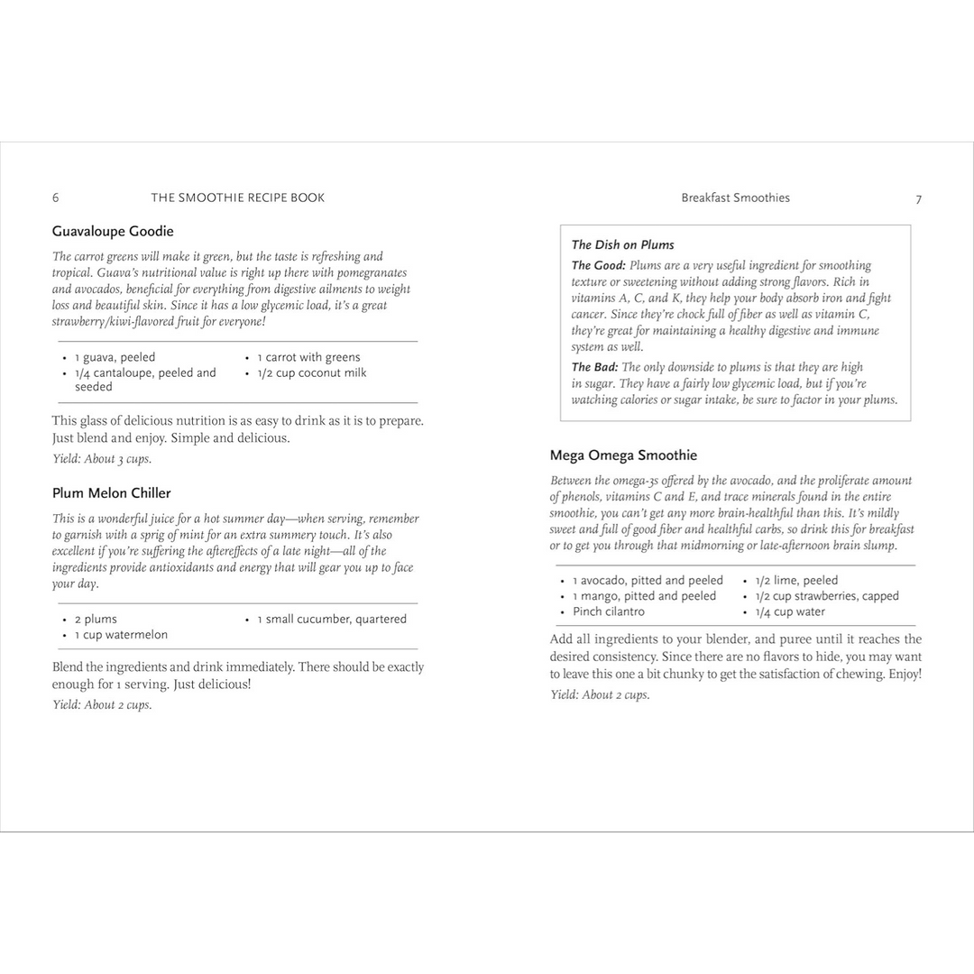 The Smoothie Recipe Book: 150 Smoothie Recipes Including Smoothies for Weight Loss and Smoothies for Good Health Spiral Bound