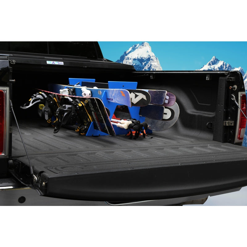 TRAPSKI QUAD Mobile All Mountain Ski and Standard Stance Snowboard Rack