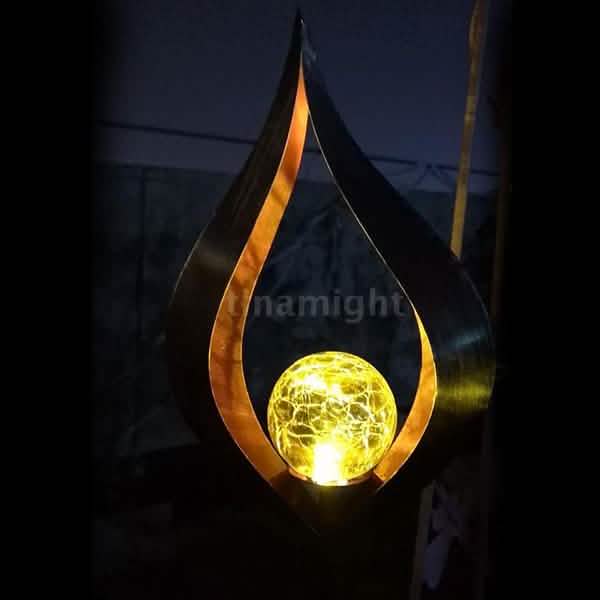 Solar Flame Light Lantern for Outdoor Spaces