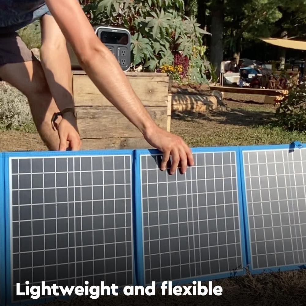 Folding 100 Watt Solar Panel for Portable Power