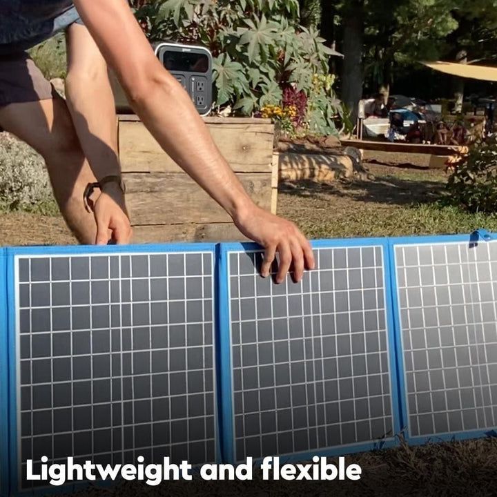 Folding 100 Watt Solar Panel for Portable Power