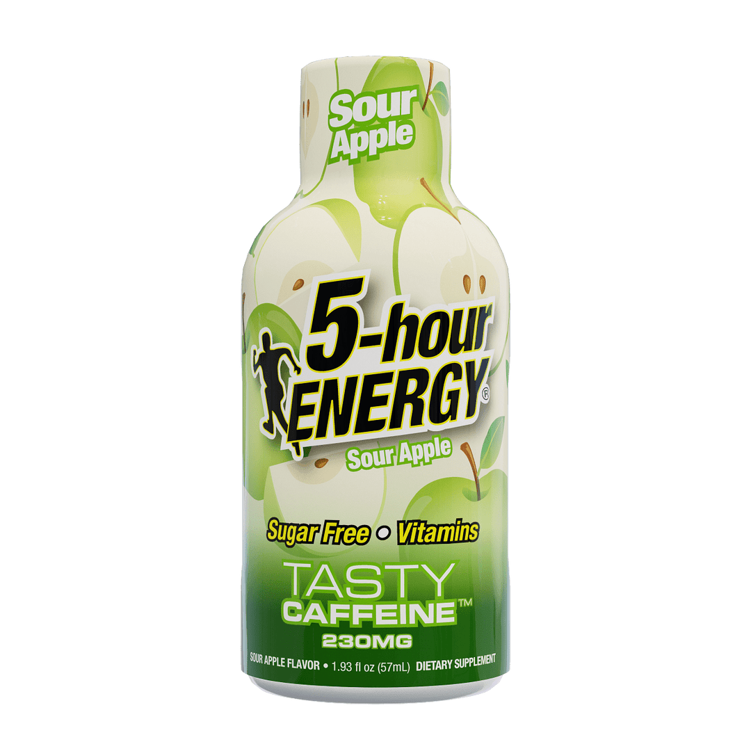 24 Pack 5-hour ENERGY Sour Apple shots for energy boost