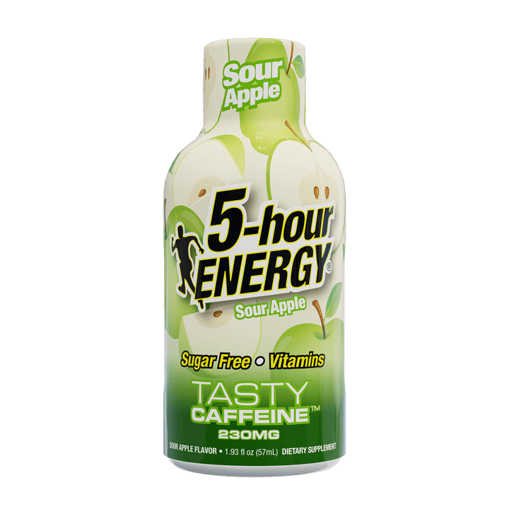 24 Pack 5-hour ENERGY Sour Apple shots for energy boost