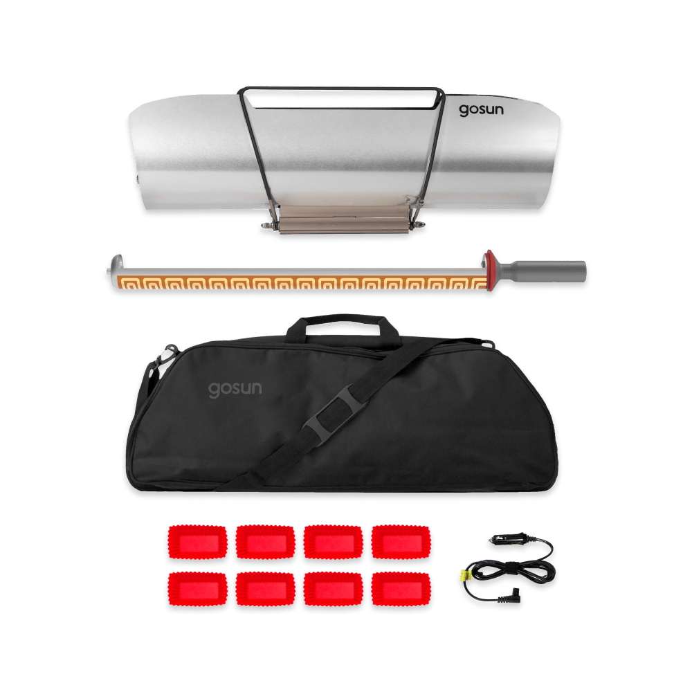 Sport-E Hybrid Solar Oven for Day and Night Cooking