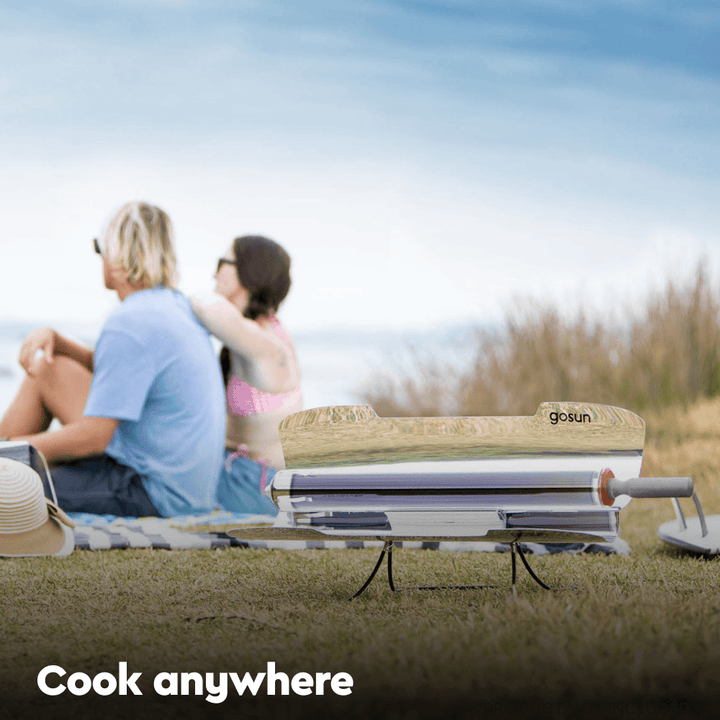 Sport-E Hybrid Solar Oven for Day and Night Cooking