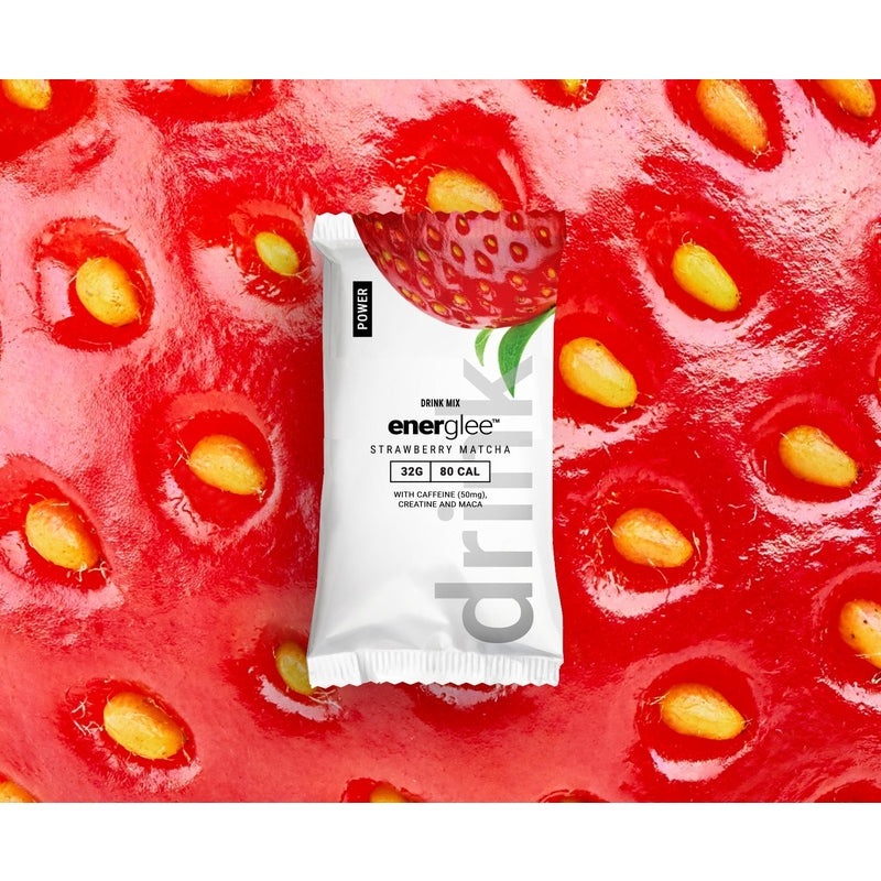 Strawberry Matcha Creatine Power Drink w/Adaptogens