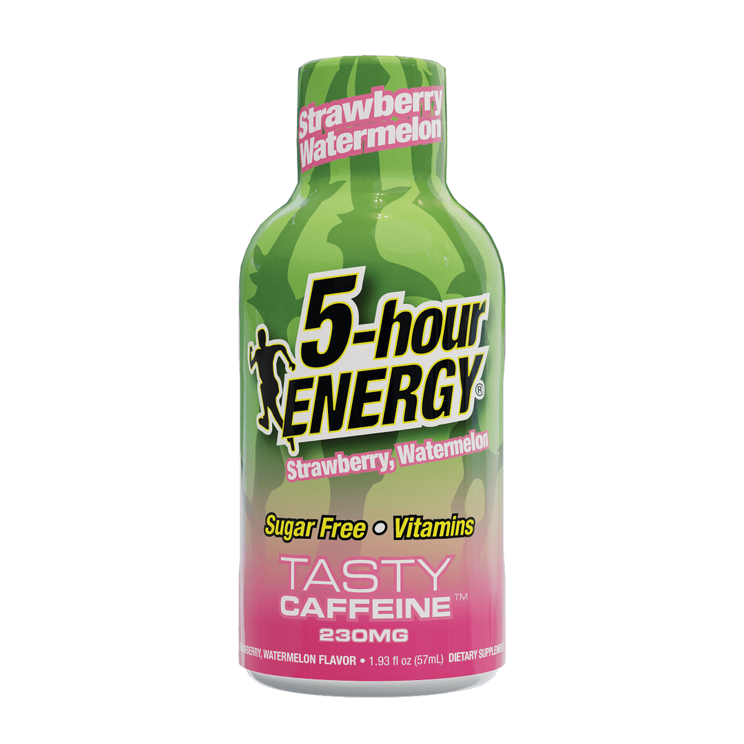 24 Pack 5-hour ENERGY Extra Strength Shots, Strawberry Watermelon Flavor Flavor, 1.93 Fl Oz