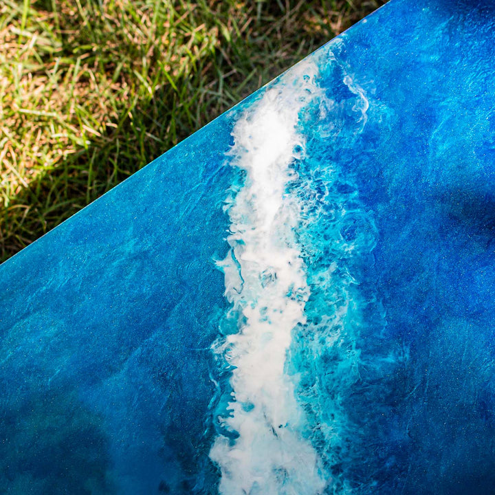 2x4 Epoxy Resin Cornhole Boards for Outdoor Fun
