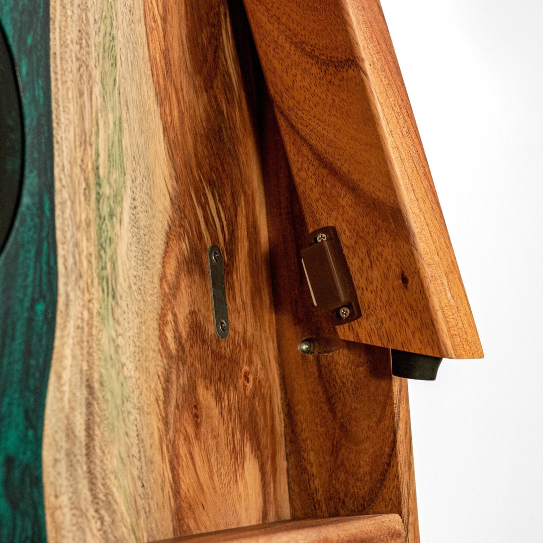 2ft x 4ft Resin & Wood Classic Cornhole Set | Live Edge River Collection