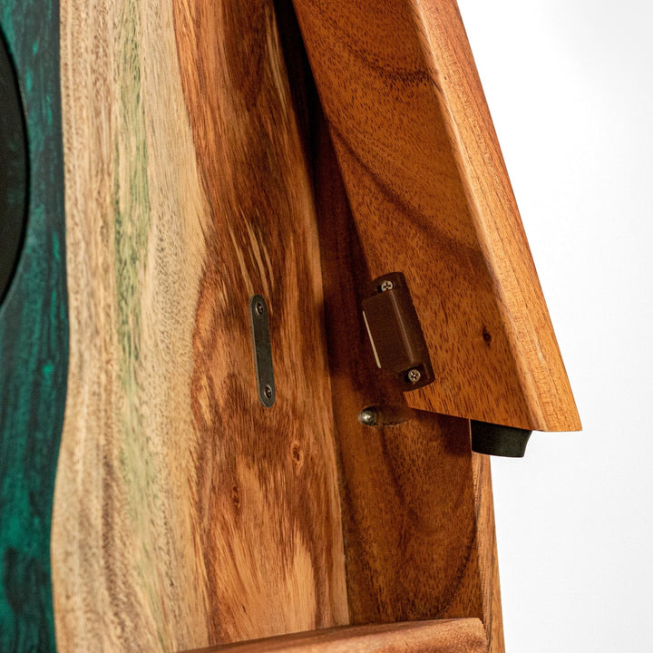 2ft x 4ft Resin & Wood Classic Cornhole Set | Live Edge River Collection