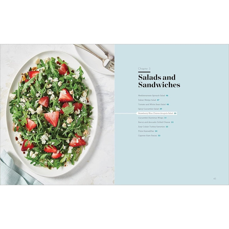 Super Easy Cookbook for Beginners: 5-Ingredient Recipes and Essential Techniques to Get You Started in the Kitchen Spiral Bound