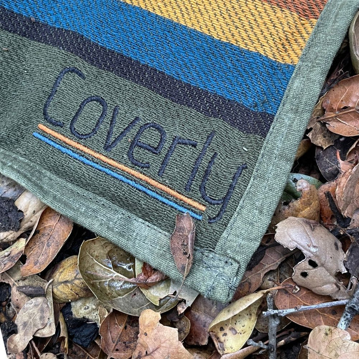 West Path Canvas Camping Blanket - Waxed Canvas Outdoor Blanket / Bushcraft Blanket