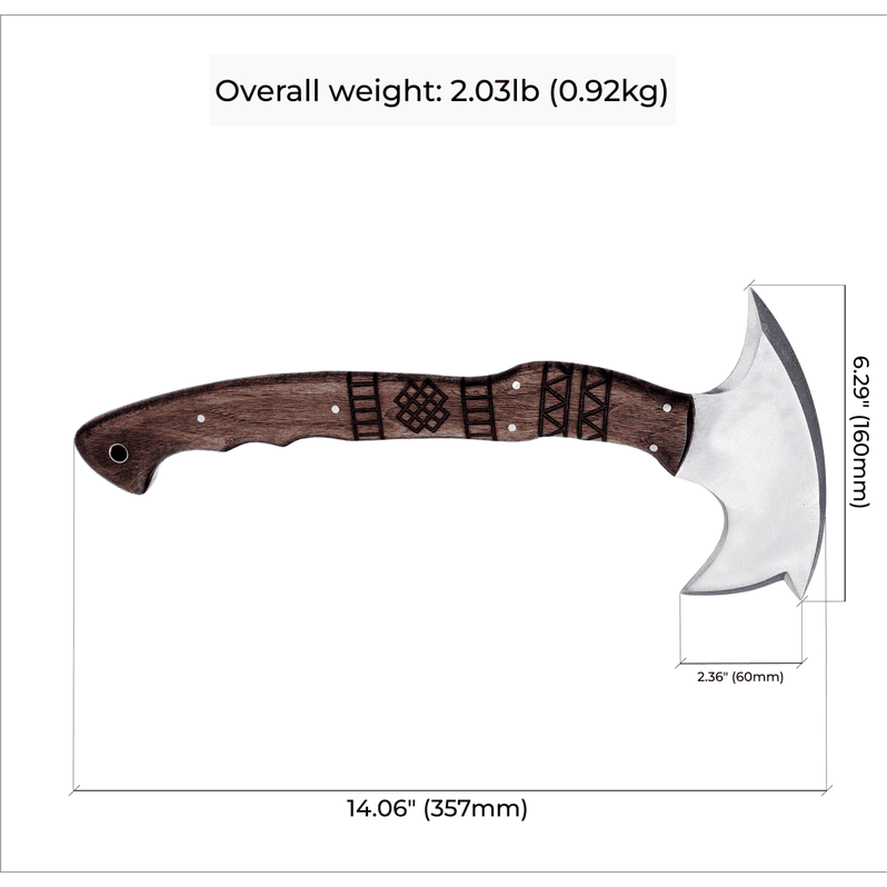 Сustom made tomahawk "Ogun"