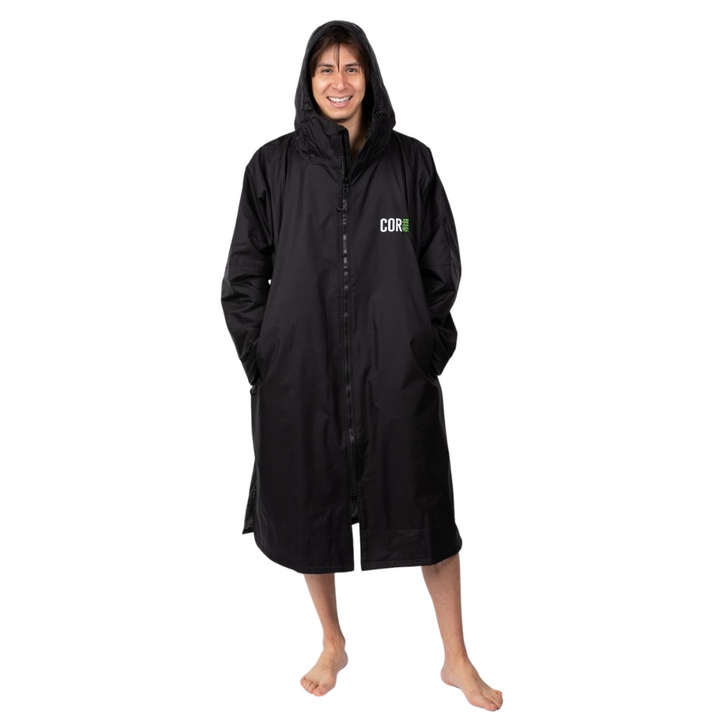 COR Surf Waterproof Swim Parka | XS-XL Black