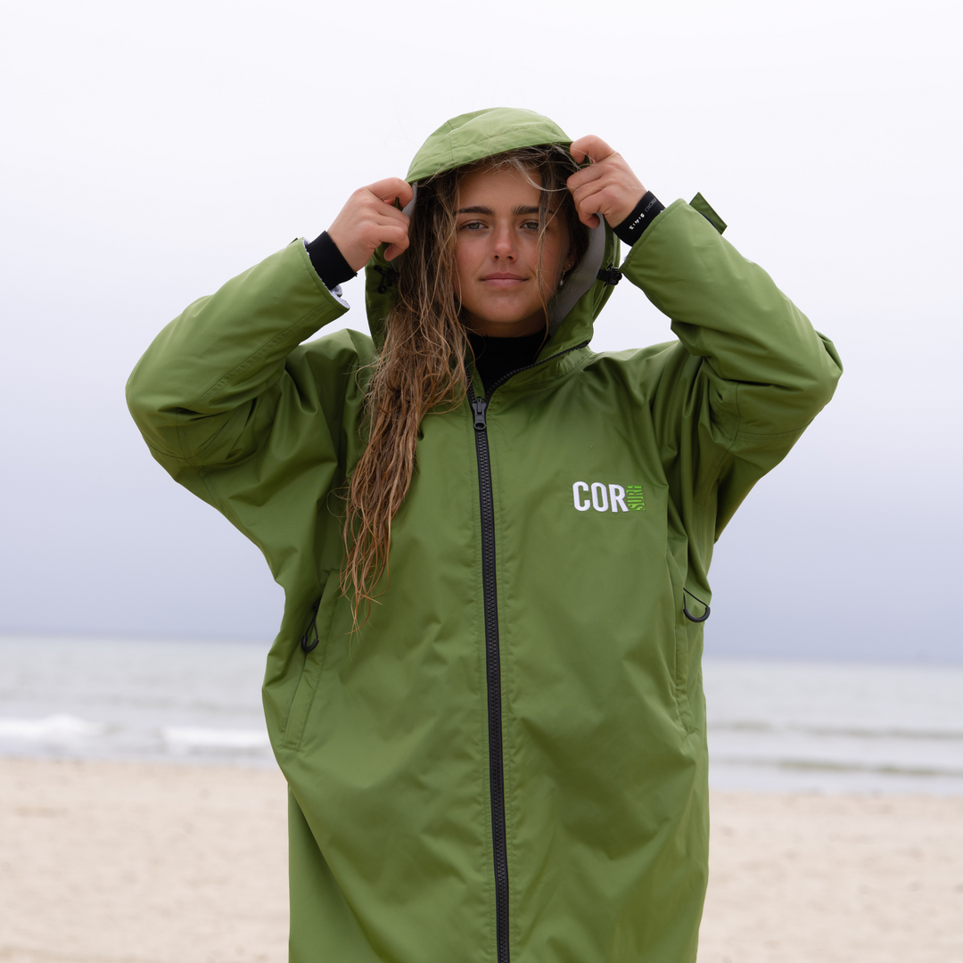 COR Surf Waterproof Swim Parka COR Green