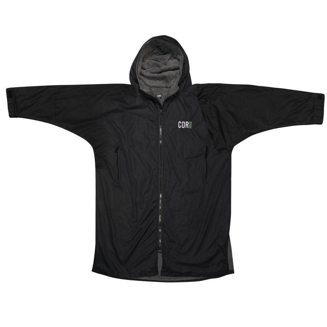 COR Surf Waterproof Swim Parka | XS-XL Black