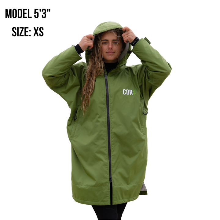 COR Surf Waterproof Swim Parka COR Green