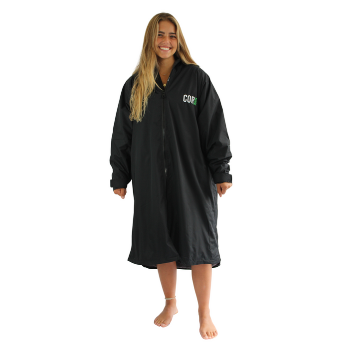 COR Surf Waterproof Swim Parka | XS-XL Black