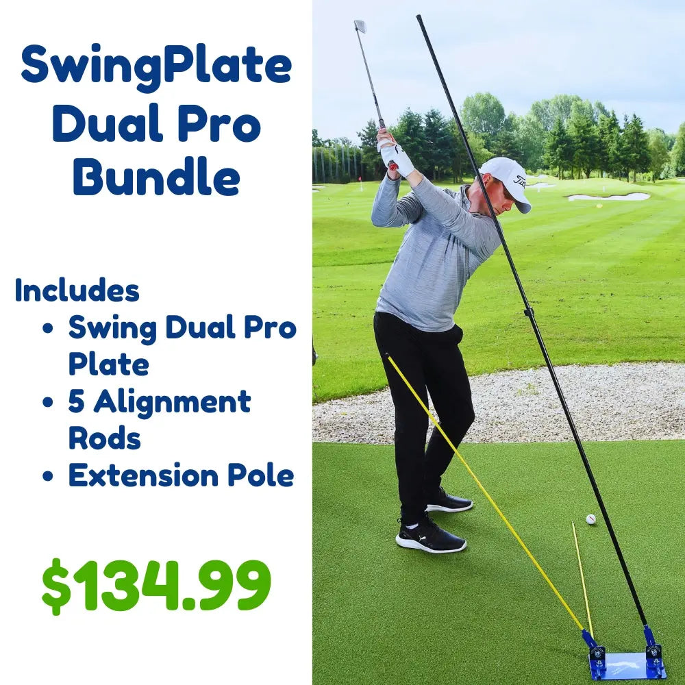 Golf Training Aids Swing Plate Dual Pro by Jamie Brittain