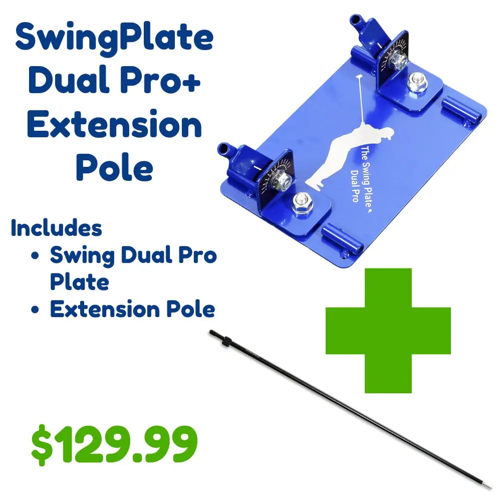 Golf Training Aids Swing Plate Dual Pro by Jamie Brittain