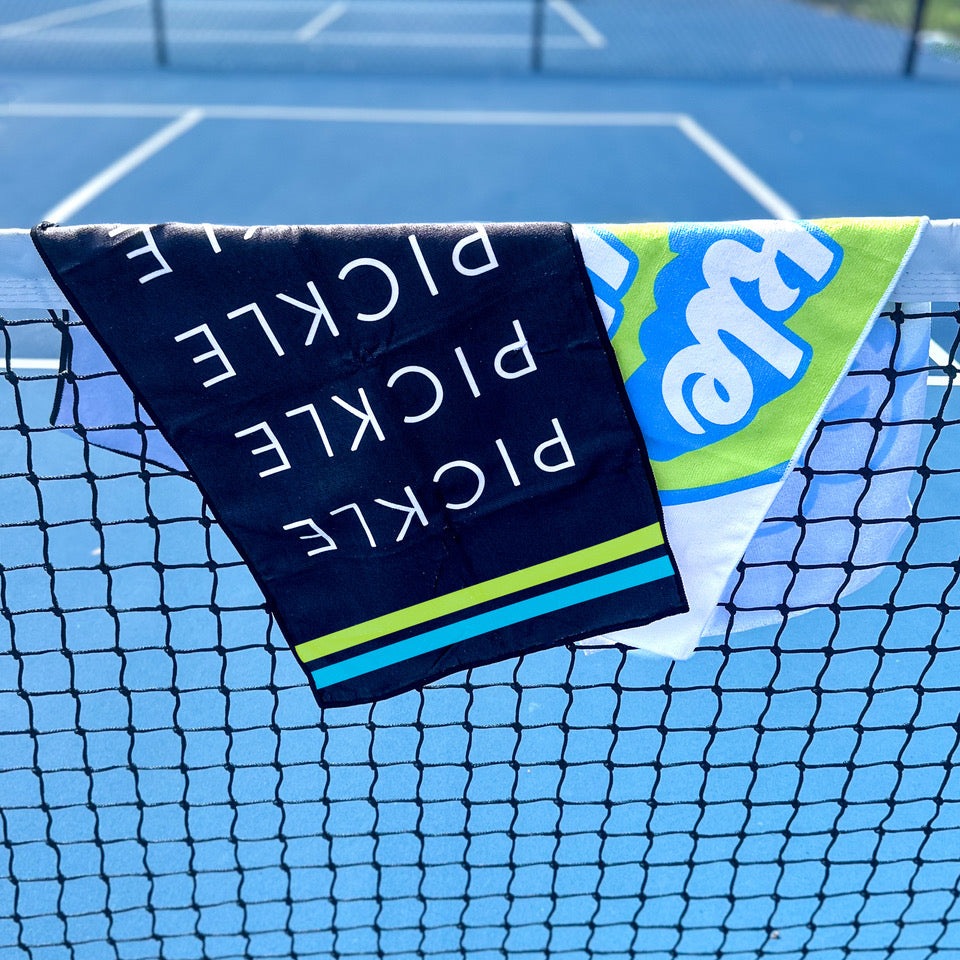 Swinton Pickleball Sports Towel Black