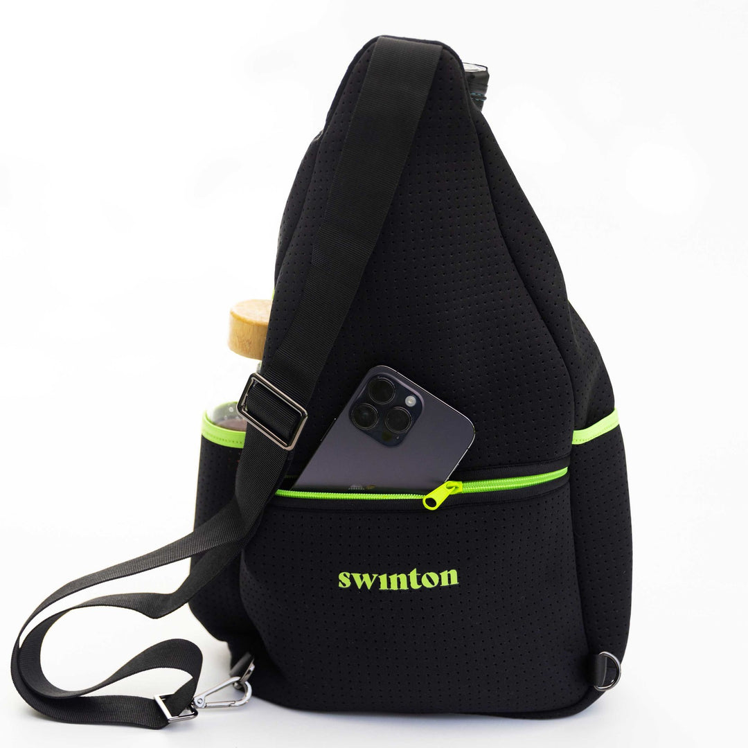 Swinton Pickleball Sling Bag - Black