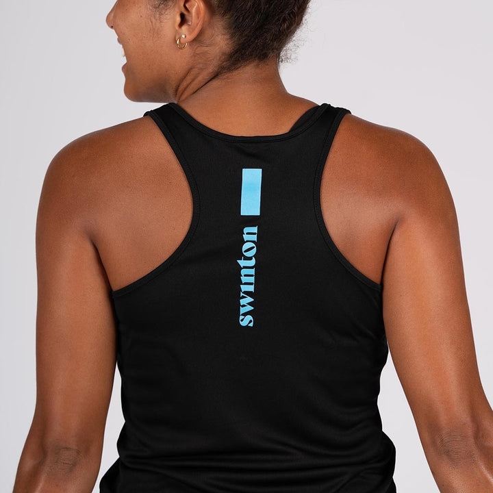 Swinton Pickleball Performance Tank Black