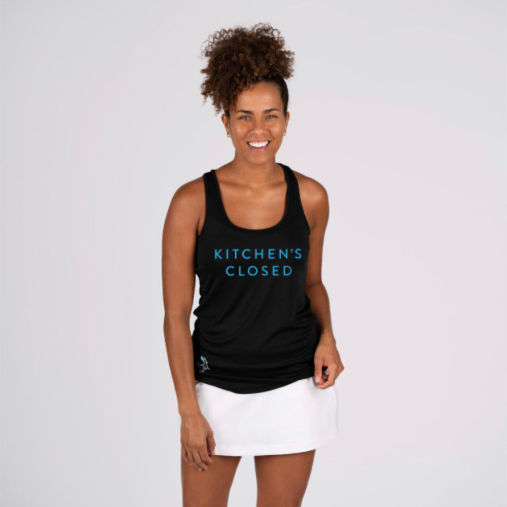 Swinton Pickleball Performance Tank Black