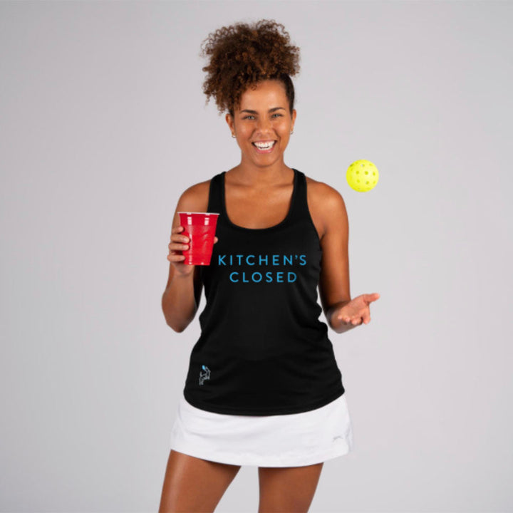 Swinton Pickleball Performance Tank Black