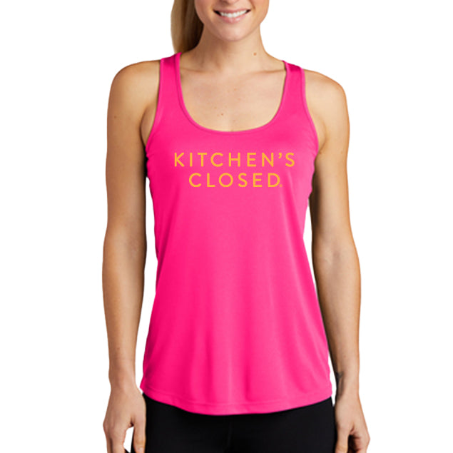 Swinton Pickleball Performance Tank Hot Pink