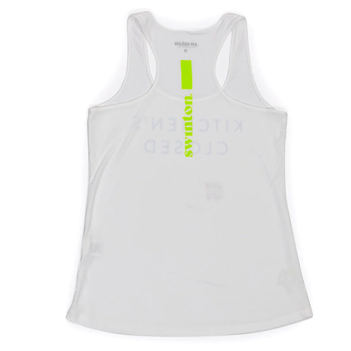 Swinton Pickleball Performance Tank White