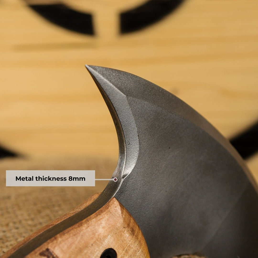 AncientSmithy Tactical tomahawk "Sakari" with tribal engraving