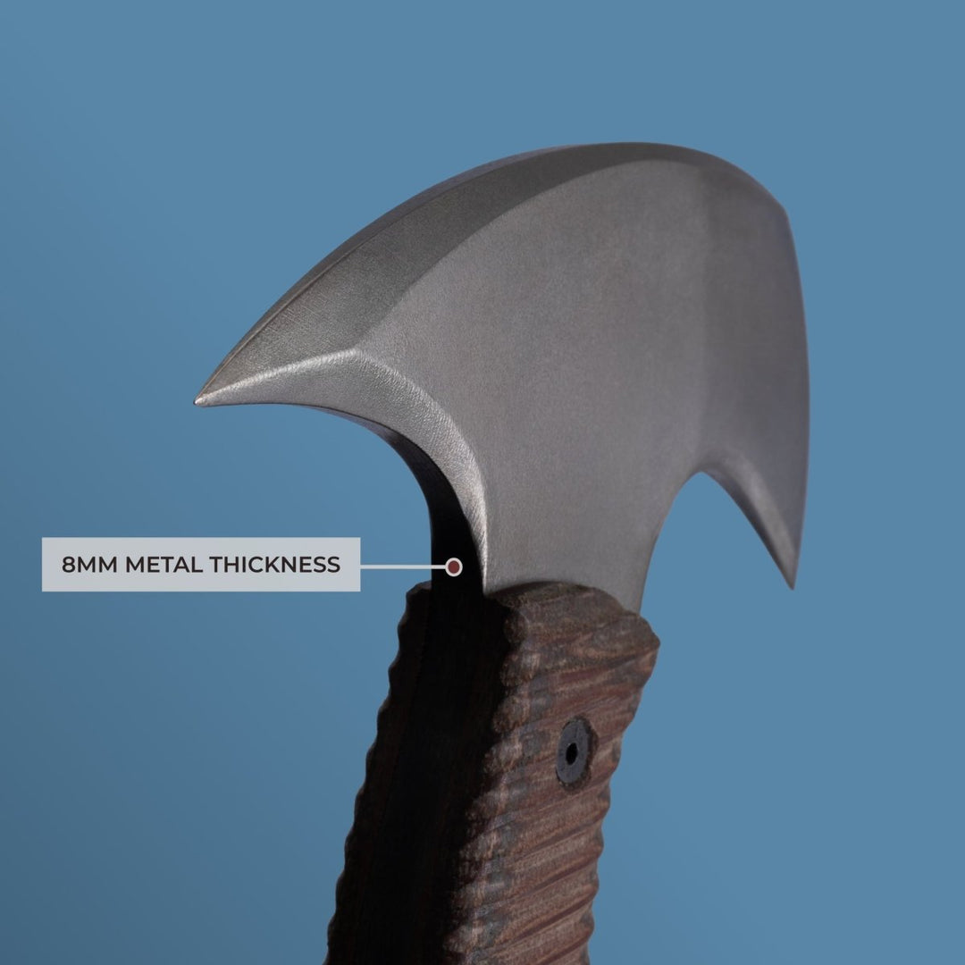 AncientSmithy Tactical tomahawk with blade and spike 13.77" - polymer composite handle