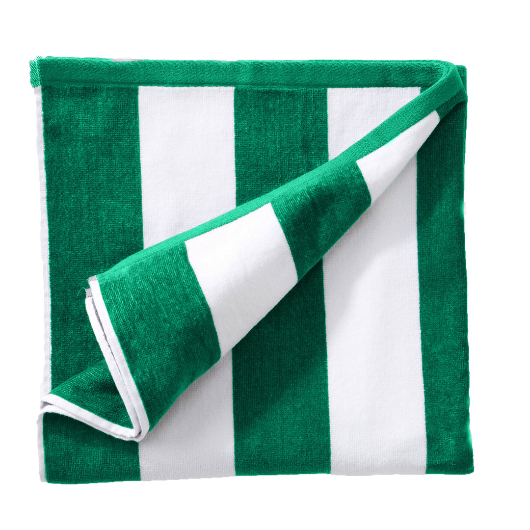 Cotton Velour Cabana Beach Towel - Novia Collection