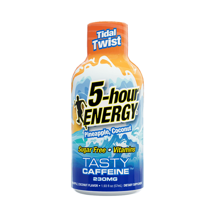 24 Pack 5-hour ENERGY Extra Strength Shots, Tidal Twist Flavor, 1.93 Fl Oz