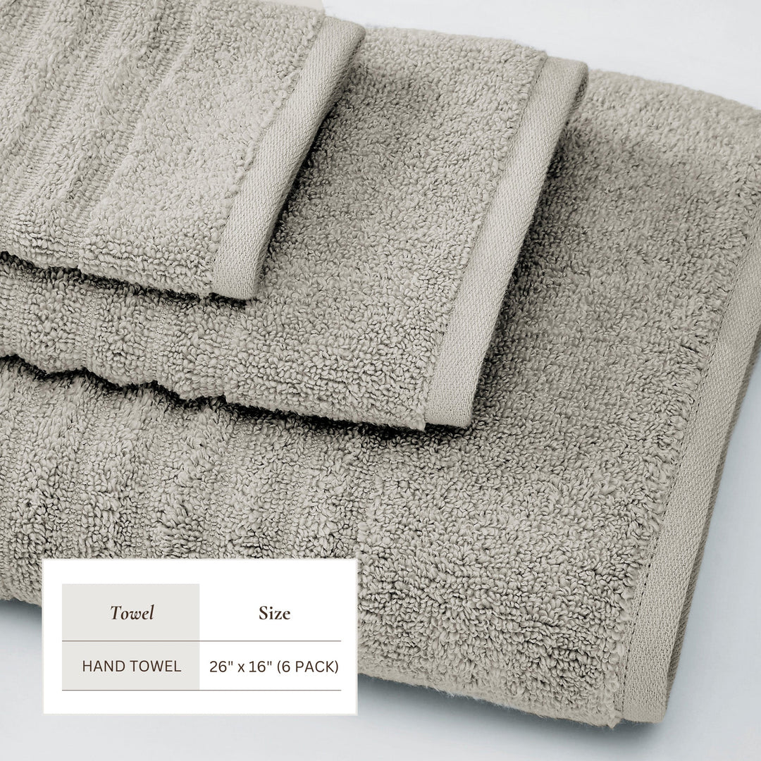 Combed Cotton Bath Towels - Karina Collection
