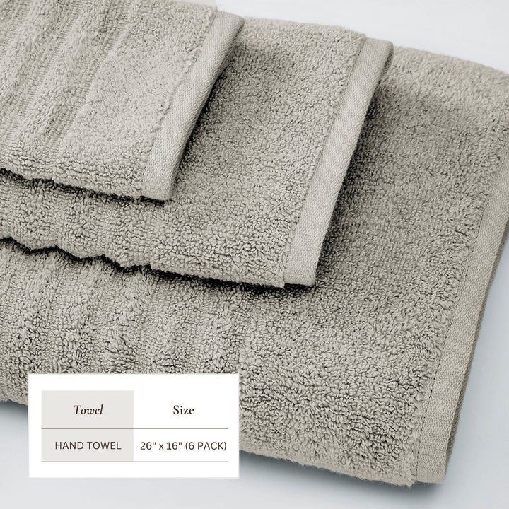 Combed Cotton Bath Towels - Karina Collection