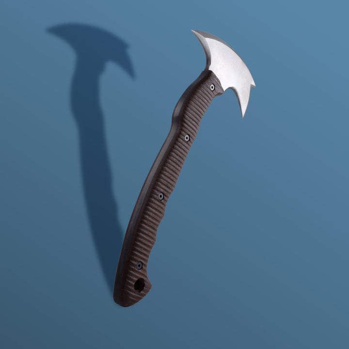 Combat tomahawk "Barong" with polymer composite handle