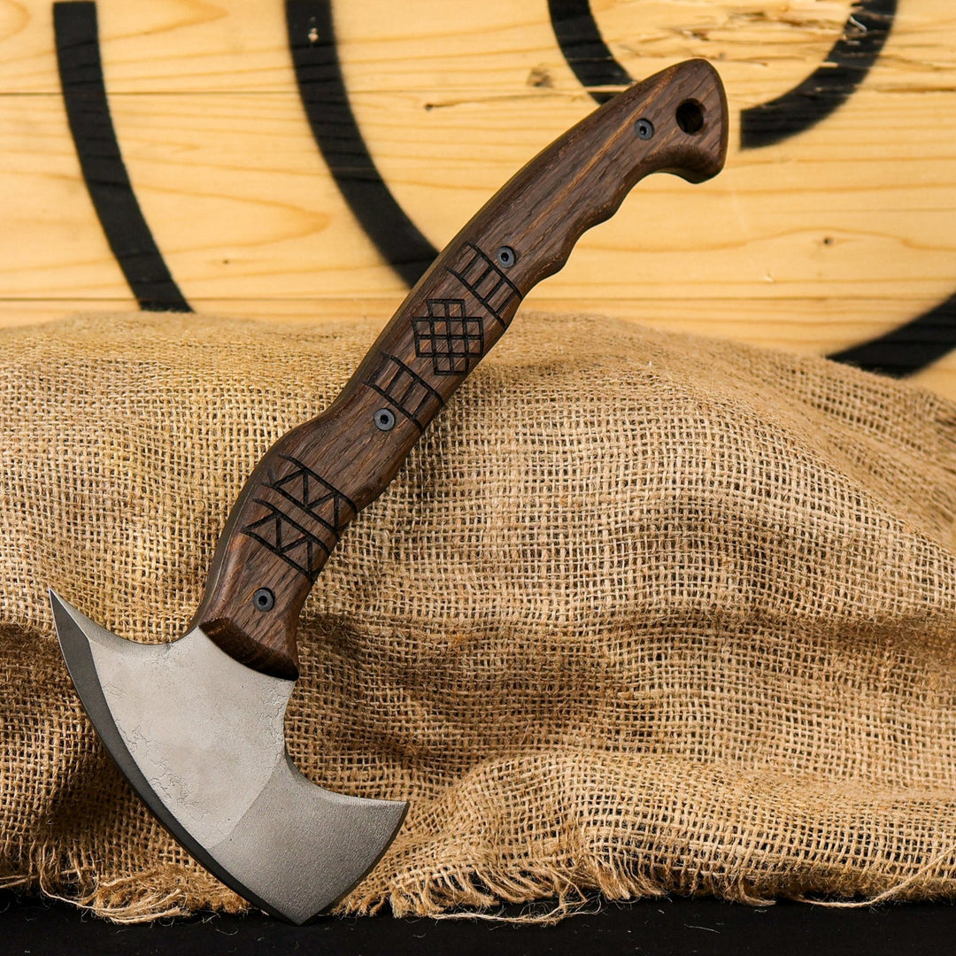 AncientSmithy Tribal engraved tomahawk "Navaro"